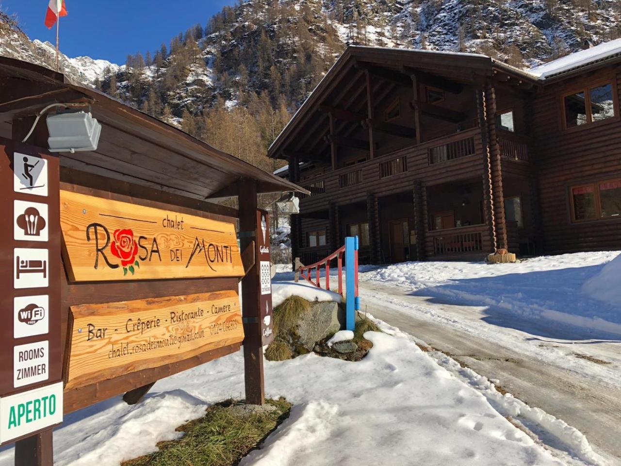 Chalet Rosa Dei Monti Piamprato Exterior foto