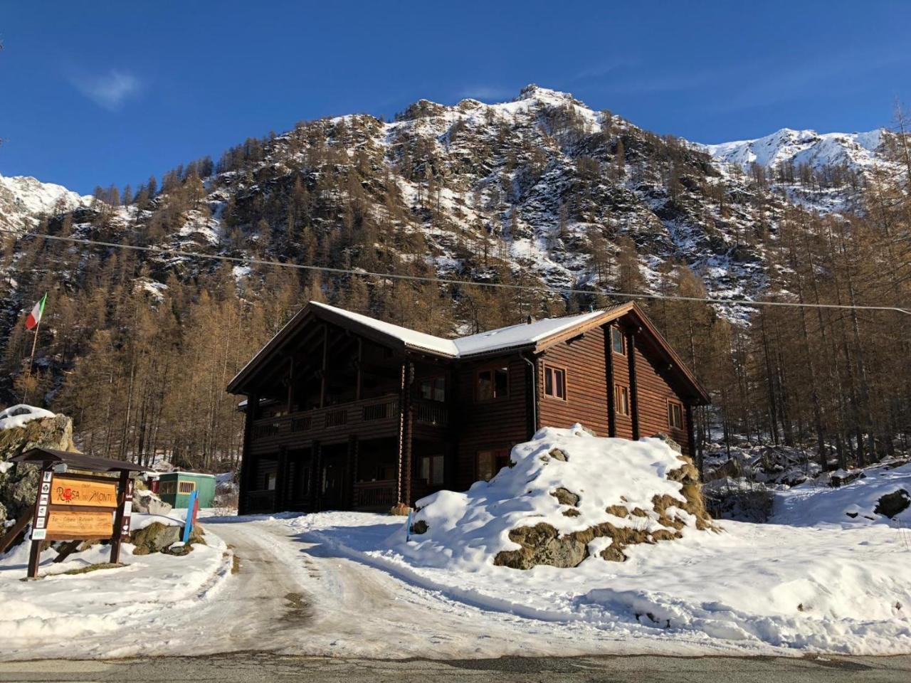 Chalet Rosa Dei Monti Piamprato Exterior foto